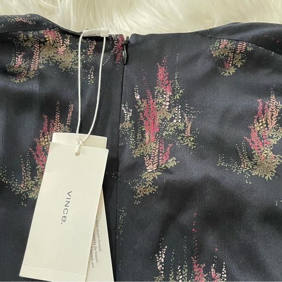 Vince Wisteria Printed Silk Blouse - Picture 7 of 7